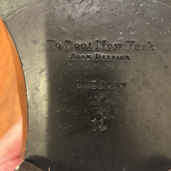 To Boot slightly distressed cognac lace up shoes - Picture 4 of 5